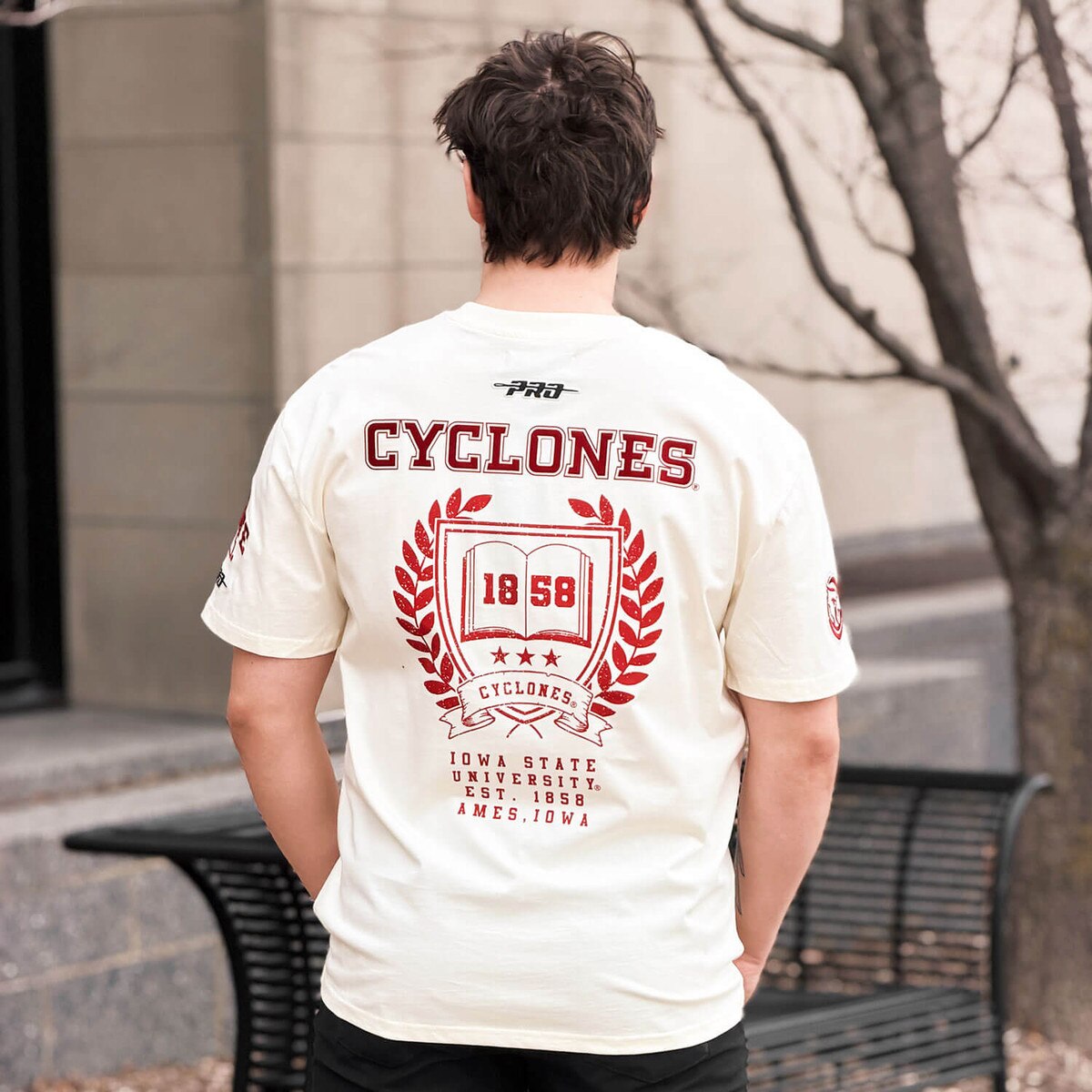 Pro Standard ISU Cream T-Shirt back